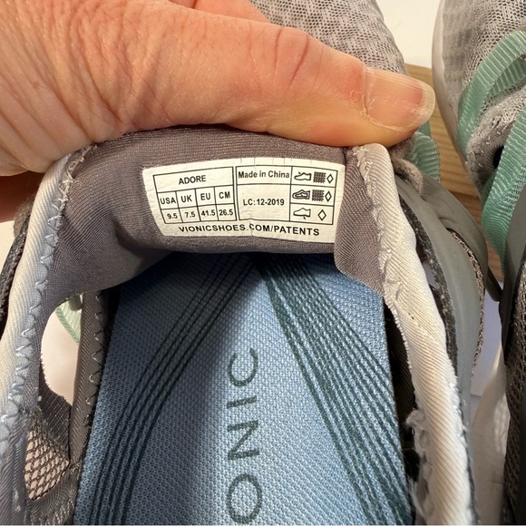 Vionic Adore Women's Gray Active Walking Sneakers Comfort Support Shoes - Picture 12 of 15